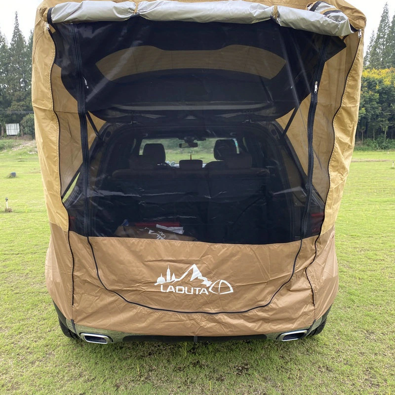 Cheap Goat Tents LADUTA Car Trunk Tent Sunshade Rainproof Tailgate Shade Awning Tent for Car Self Driving Tour Barbecue Outdoor Camping Tents 